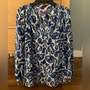 Lilly Pulitzer Elsa Silk Blouse